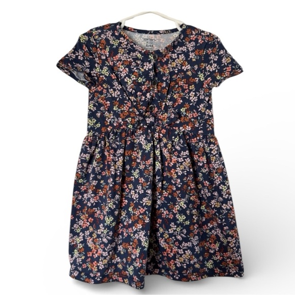 Carter's Other - Carter's Navy Floral Kids Dress
